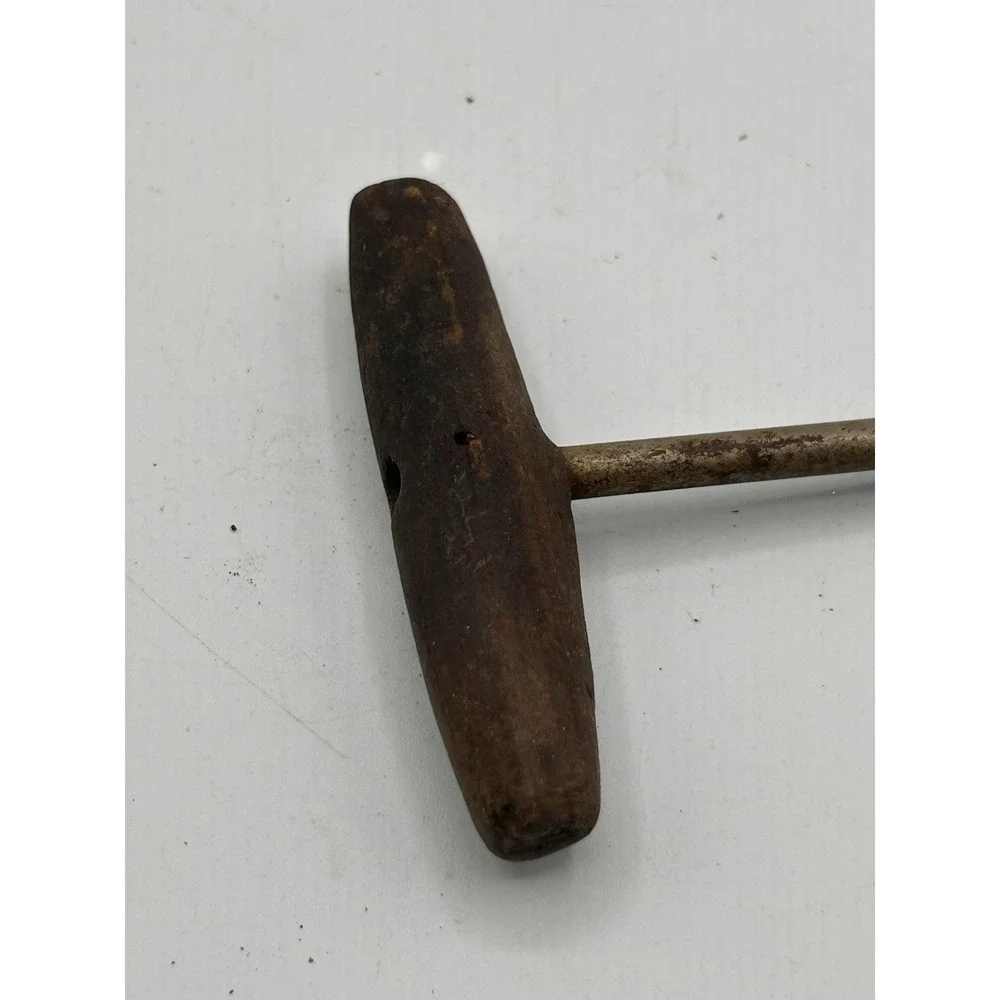 Vintage Direct Pull Corkscrew Bottle Opener W/ Wooden Handle‎
